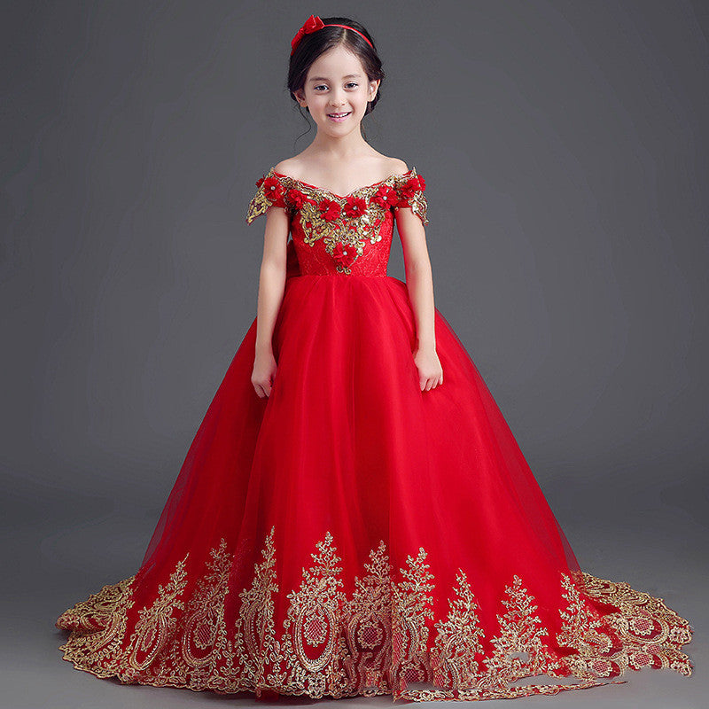 Princess Dress Long Tail