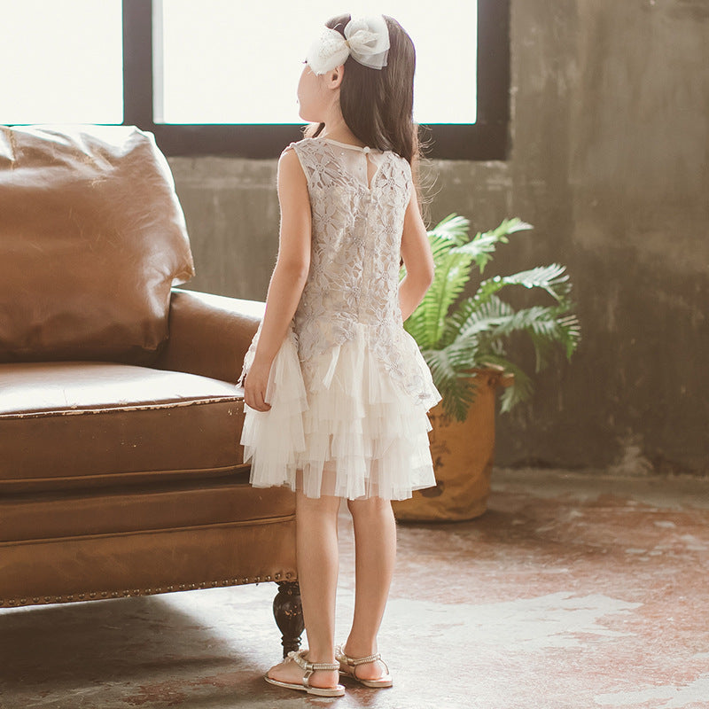 Girls summer lace dress