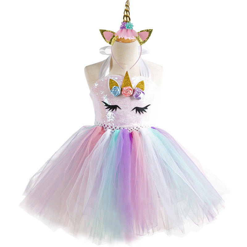 Girls' unicorn dresses