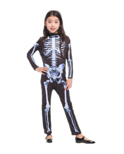 Colorful skeleton costume