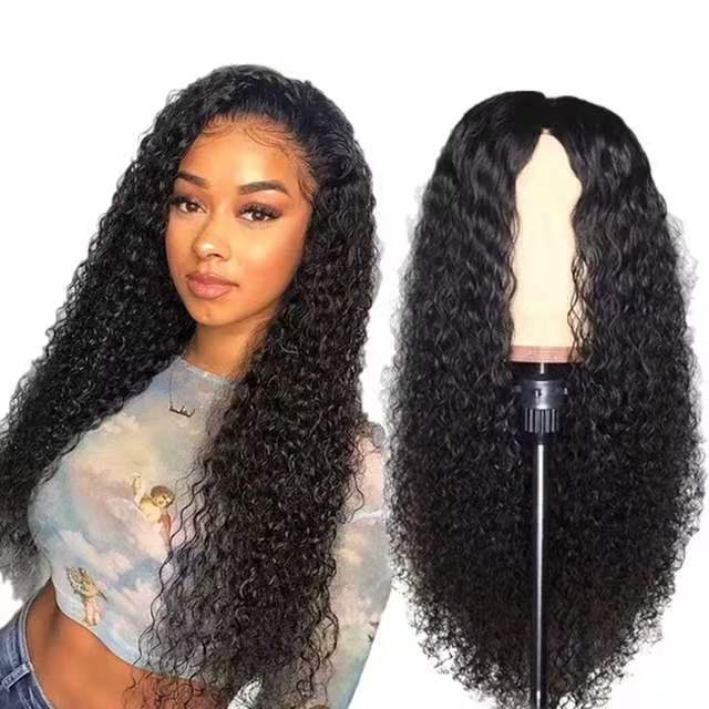 Front Lace Long Curly Hair