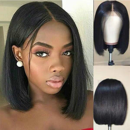 Short Human Hair Wigs Bob Brazilian Black Women Remy