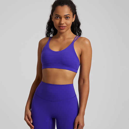 Double Cross Back uick-drying Yoga Top