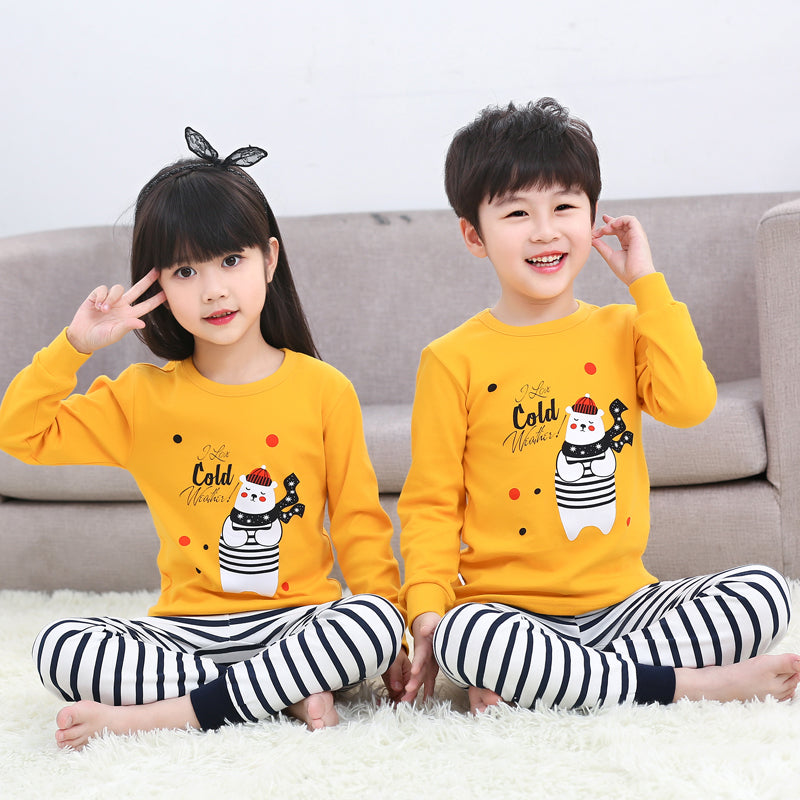 Children's pajamas long sleeves