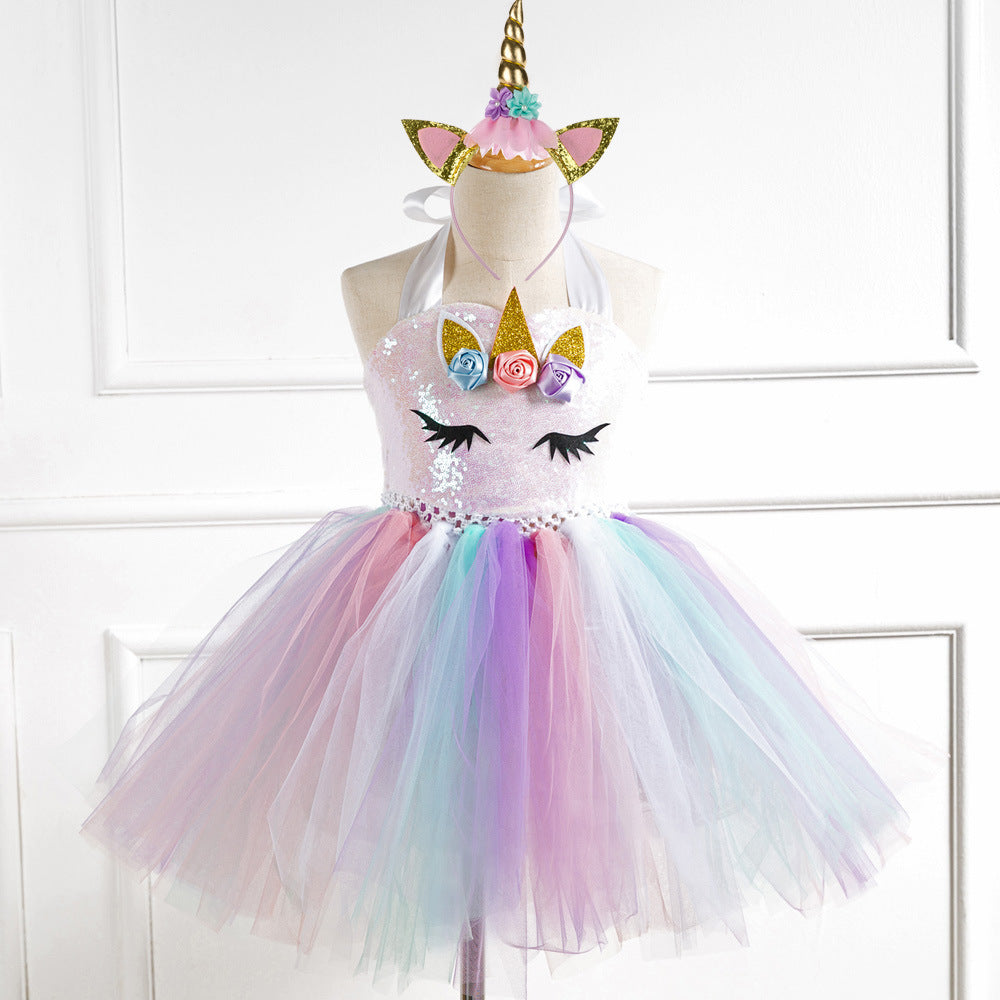 Girls' unicorn dresses