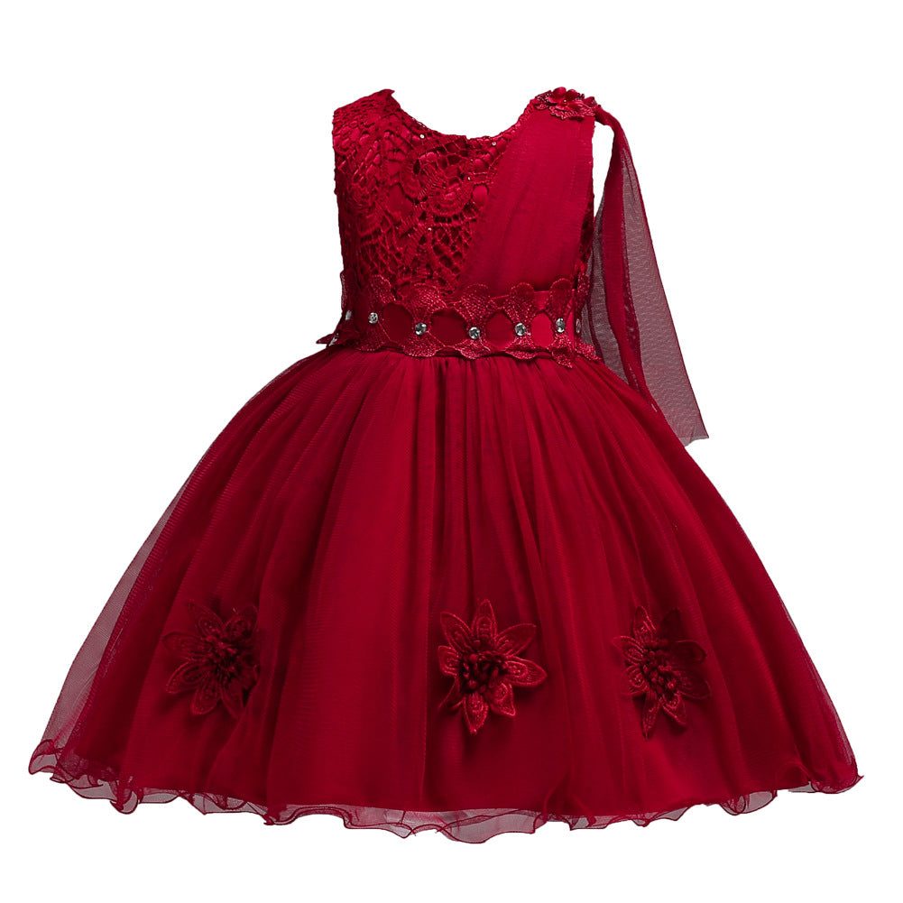 Girls sash dress