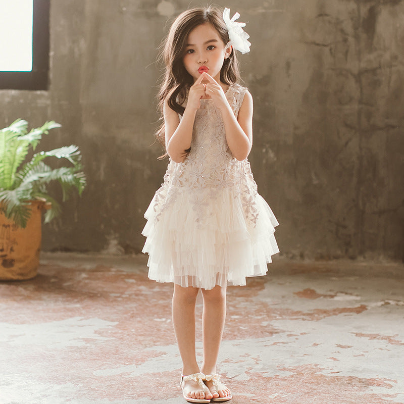 Girls summer lace dress