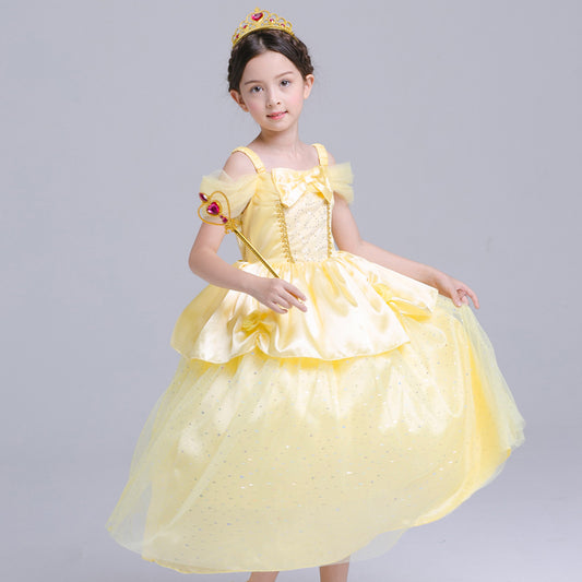 Girls Dress Halloween Princess Costume