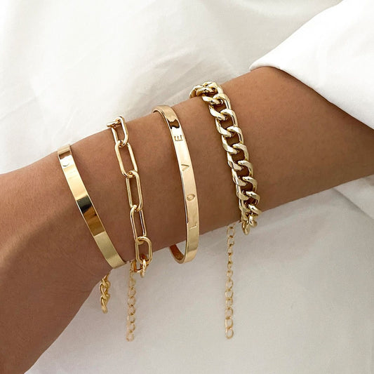 LOVE Bracelet Four-piece Set