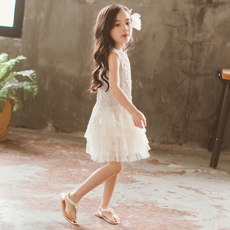 Girls summer lace dress