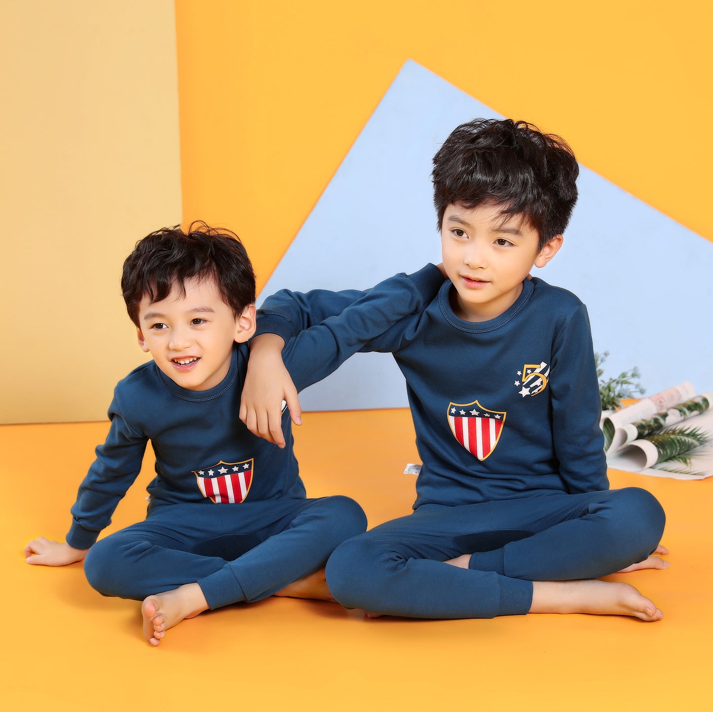 Children's pajamas long sleeves