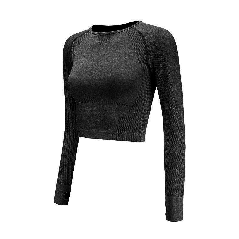 Yoga Long Sleeve Crop Top