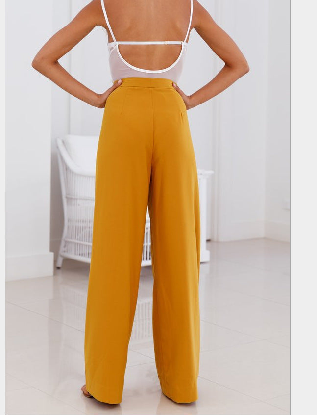 Comfortable High Waist Wide Leg casual pants