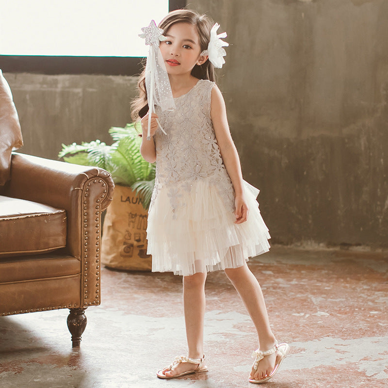 Girls summer lace dress