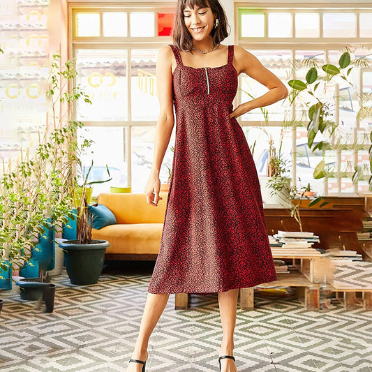 Bohemian Printing Slip Dress