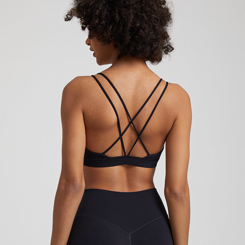 Double Cross Back uick-drying Yoga Top