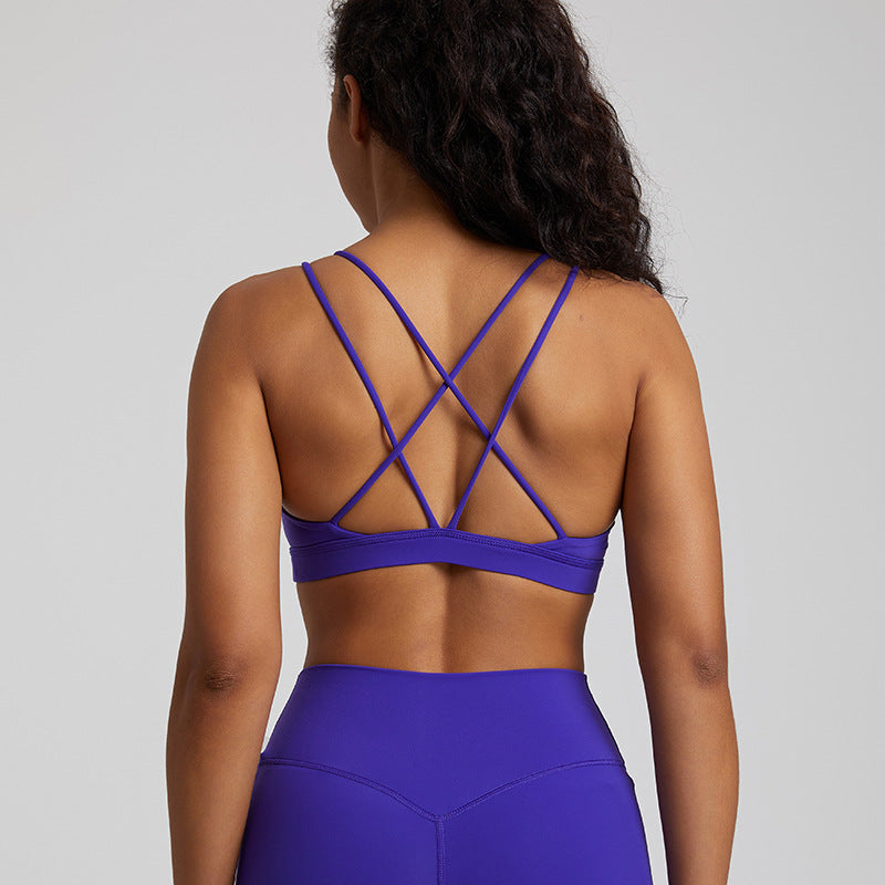 Double Cross Back uick-drying Yoga Top