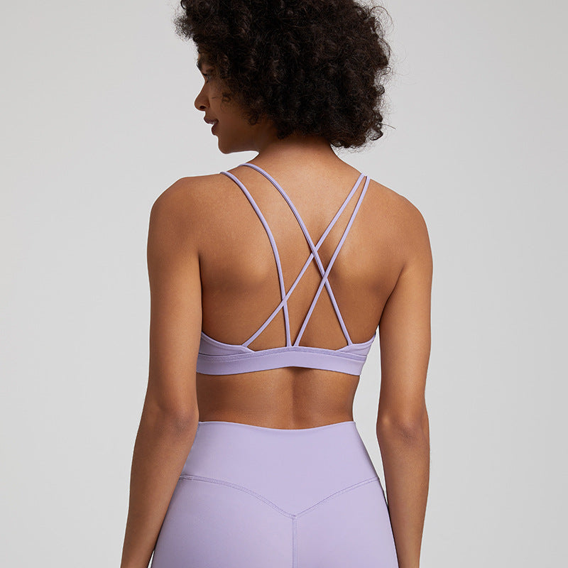 Double Cross Back uick-drying Yoga Top