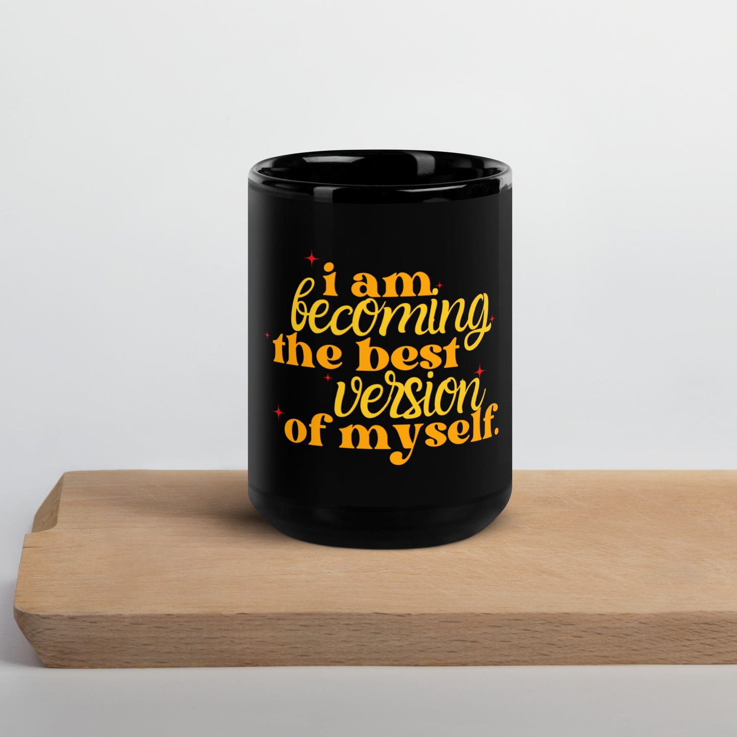 Black Glossy Mug