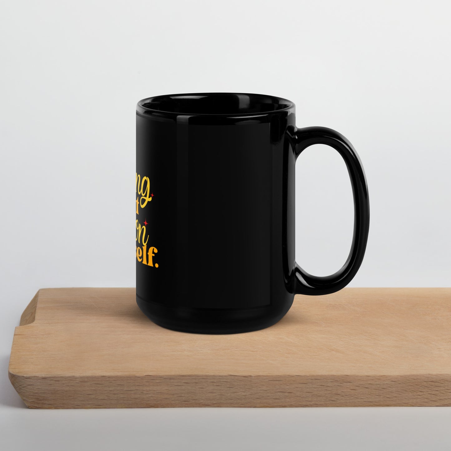 Black Glossy Mug